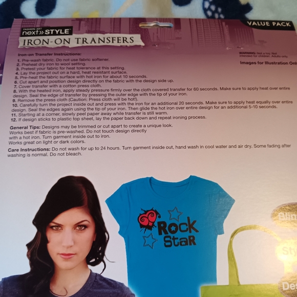 Iron on transfers ( rock star edition) - Picture 4 of 7